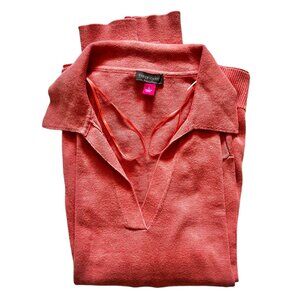 Vince Camuto Women’s Knit Shirt Size L Ocean Coral NWT Pull on